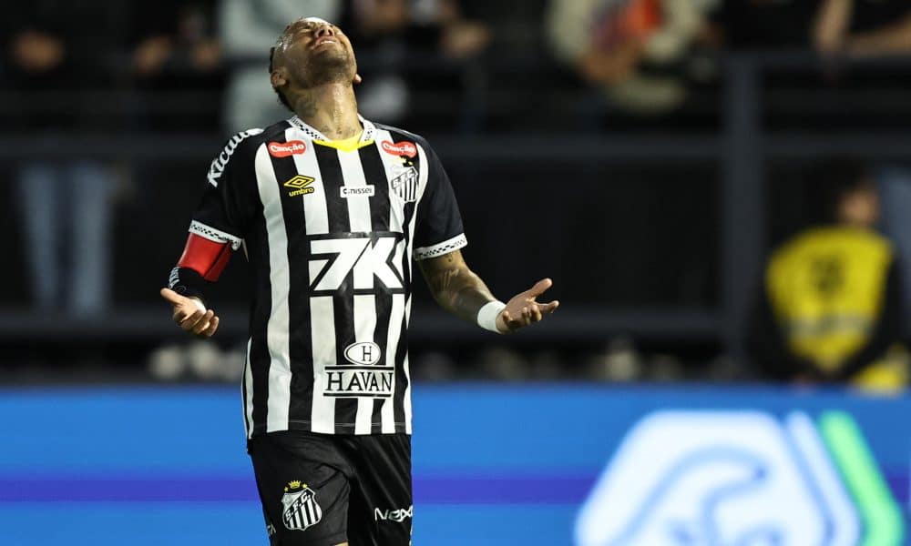 Neymar de Santos, en una imagen de archivo. EFE/ Isaac Fontana