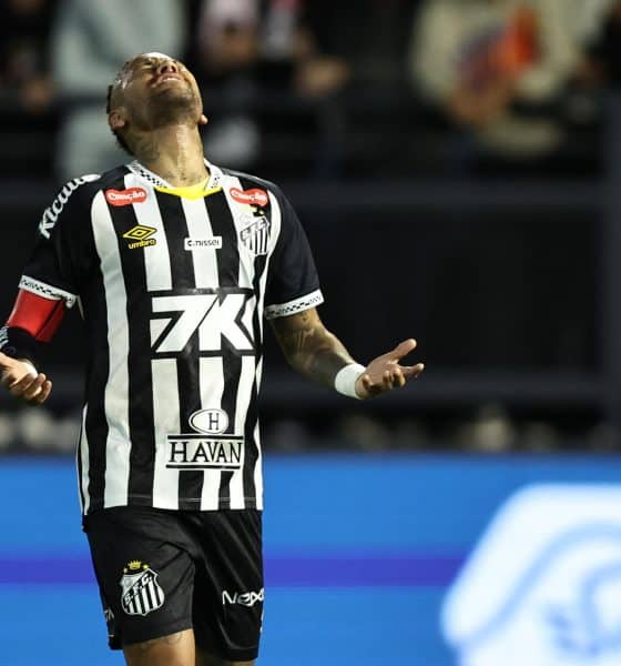 Neymar de Santos, en una imagen de archivo. EFE/ Isaac Fontana