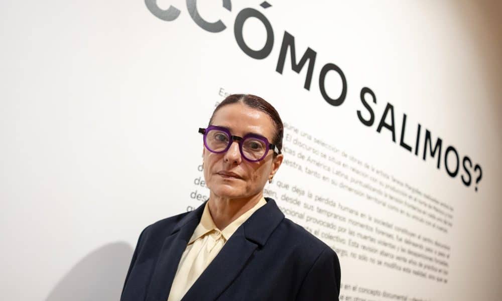 La directora del Museo de Arte Contemporáneo, Taiyana Pimentel, posa este jueves, en la ciudad de Monterrey (México). EFE/ Miguel Sierra