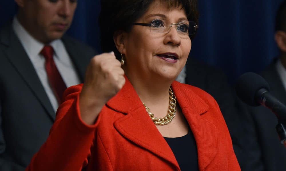 Imagen de archivo de Janet Murguia, presidenta de UnidosUS. EFE/LENIN NOLLY