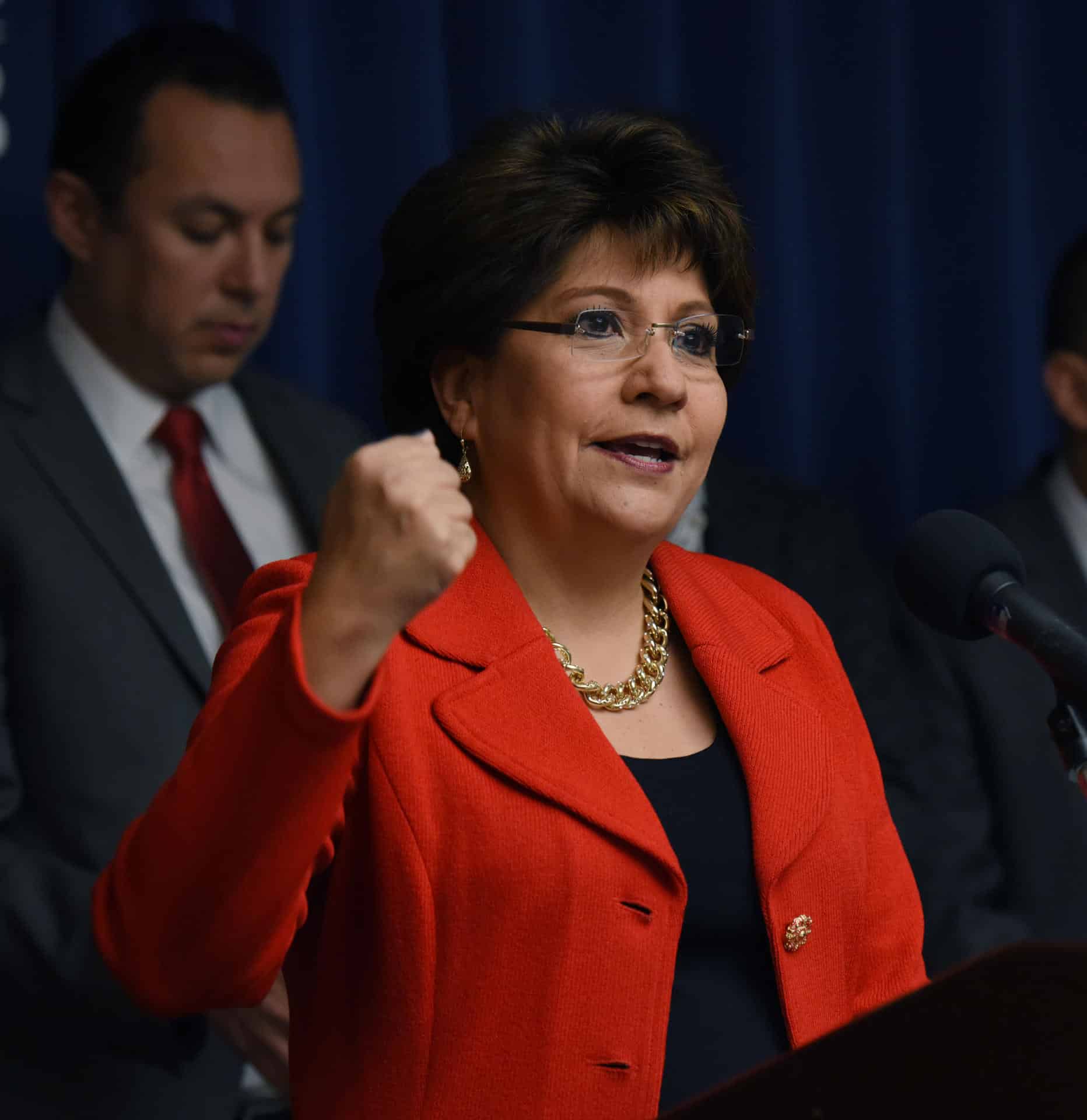 Imagen de archivo de Janet Murguia, presidenta de UnidosUS. EFE/LENIN NOLLY