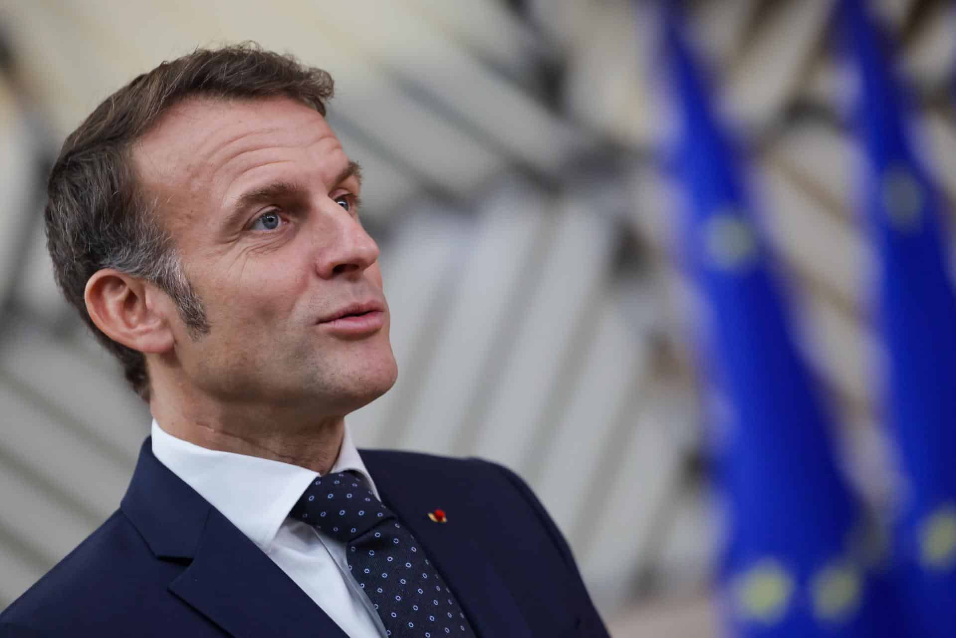 Imagen de archivo del presidente francés, Emmanuel Macron. EFE/EPA/OLIVIER MATTHYS