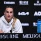 MELBOURNE (Australia), 16/01/2026.- Aryna Sabalenka of Belarus speaks during a press conference ahead of the Australian Open at Melbourne Park in Melbourne, Australia, 16 January 2026. (Tenis, Bielorrusia) EFE/EPA/JOEL CARRETT EDITORIAL USE ONLY AUSTRALIA AND NEW ZEALAND OUT