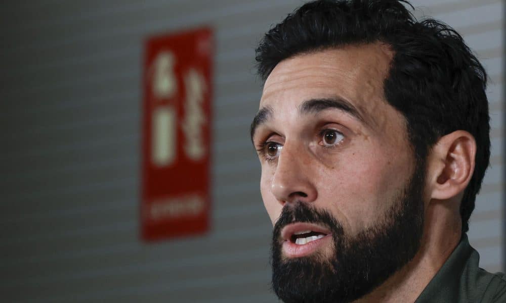 El nuevo entrenador del Real Madrid, Álvaro Arbeloa, durante su conferencia de prensa de este martes. EFE/JJ Guillén