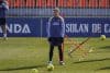 Sorloth, durante el entrenamiento del Atlético de Madrid. EFE/Rodrigo Jiménez
