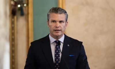 Imagen de archivo del secretario de Guerra de Estados Unidos, Pete Hegseth. EFE/ Orlando Barría