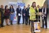 La concejala de turismo de Castelló de la Plana, Arantxa Miralles, interviene durante la rueda de prensa de presentación del festival de las tradiciones marítimas 'Escala en Sète', este lunes en París. EFE/ Pol Lloberas Cardona
