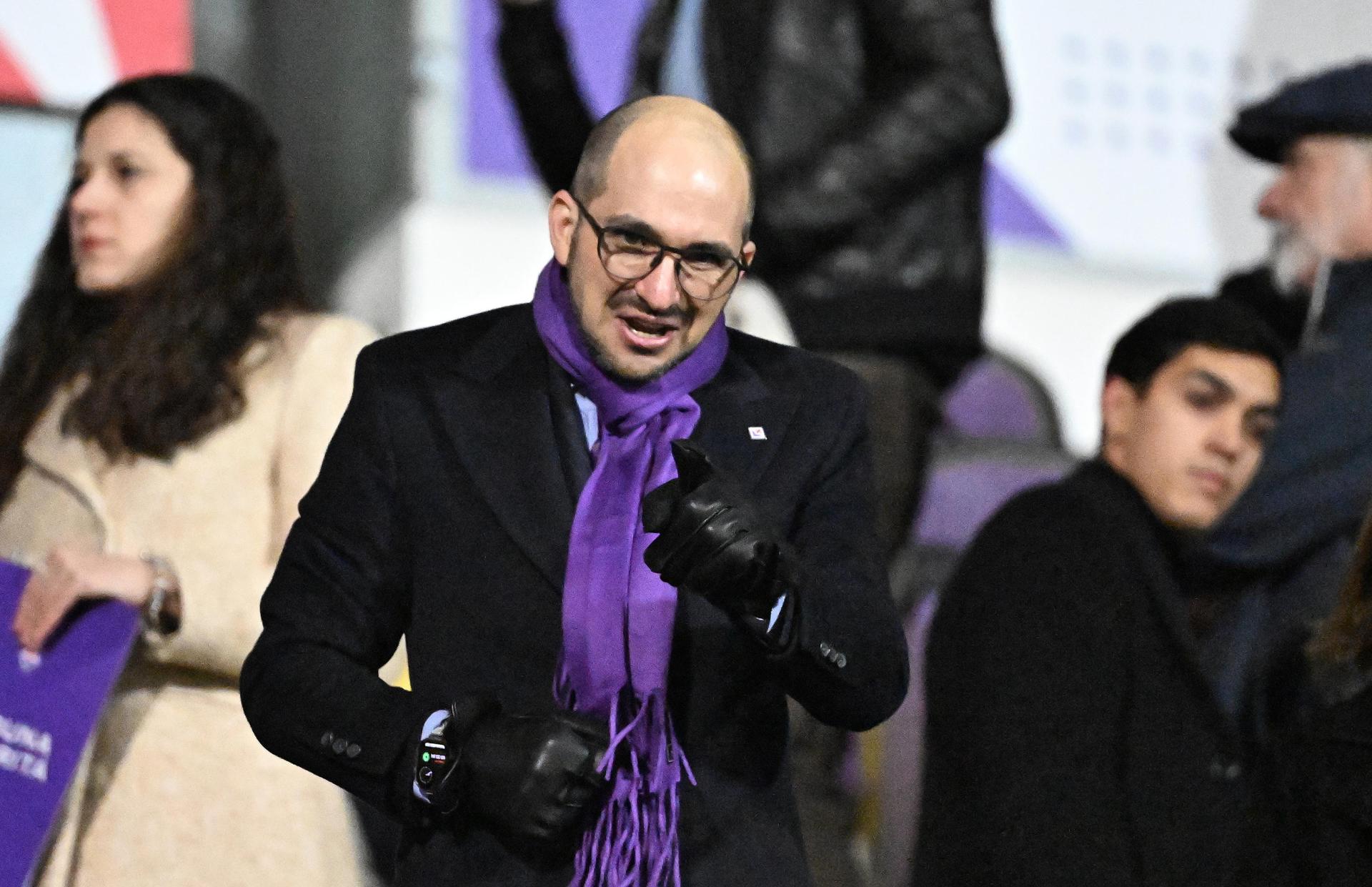 Giuseppe Commisso, hijo del fallecido Rocco Commisso. EFE/EPA/CLAUDIO GIOVANNINI