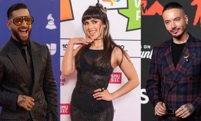 Combo de fotografías de archivo que muestra a los artistas Maluma (i), GALE (c) y J Balvin. EFE/ Armando Arorizo/ Kiko Huesca/ Octavio Guzmán