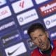 Simeone, durante la rueda de prensa. EFE/Sergio Pérez