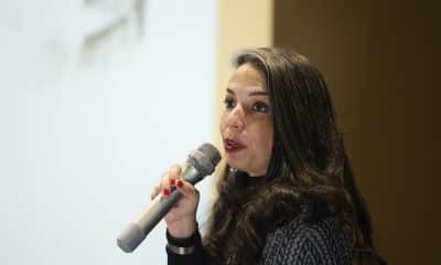 La directora del Museo Franz Mayer, Giovana Jaspersen, habla durante una rueda de prensa este lunes, en Ciudad de México (México). EFE/ Sáshenka Gutiérrez