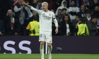 El delantero argentino del Real Madrid Franco Mastantuono en foto de la semana pasada de Juanjo Martín. EFE