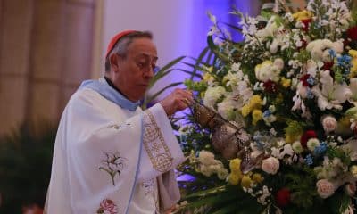 El cardenal hondureño Oscar Andrés Rodríguez en una foto de archivo. EFE/Gustavo Amador