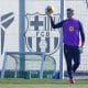 El portero Marc André Ter Stegen, en una foto de archivo durante un entrenamiento con el FC Barcelona. EFE/ Quique García
