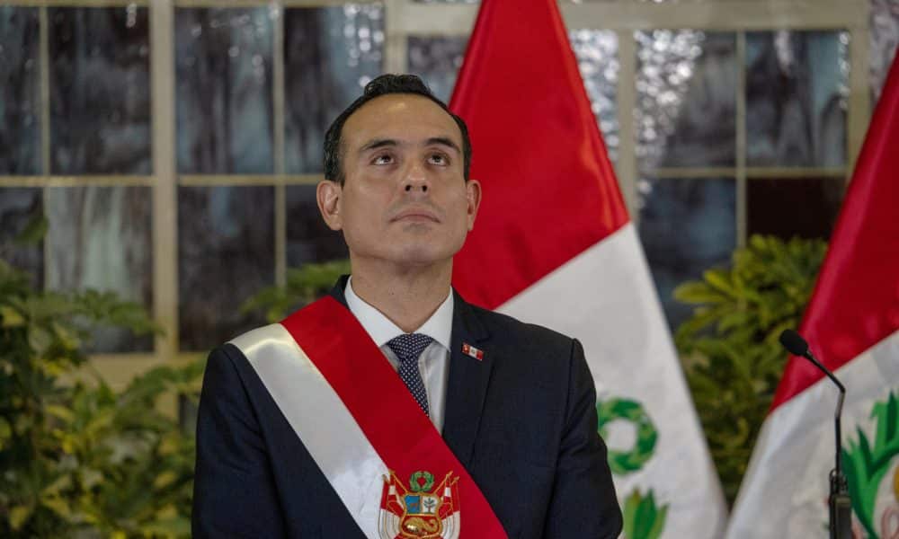 Foto de archivo del presidente interino de Perú, José Jerí. EFE/ John Reyes Mejia