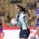Charlyn Corral de Pachuca femenil celebra un gol. Imagen de archivo. EFE/Miguel Sierra