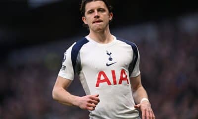 El jugador del Tottenham Hotspur Conor Gallagher en acción durante el partido de la Premier League que han jugado Tottenham Hotspur y West Ham United, en Londres Reino Unido. EFE/EPA/DANIEL HAMBURY