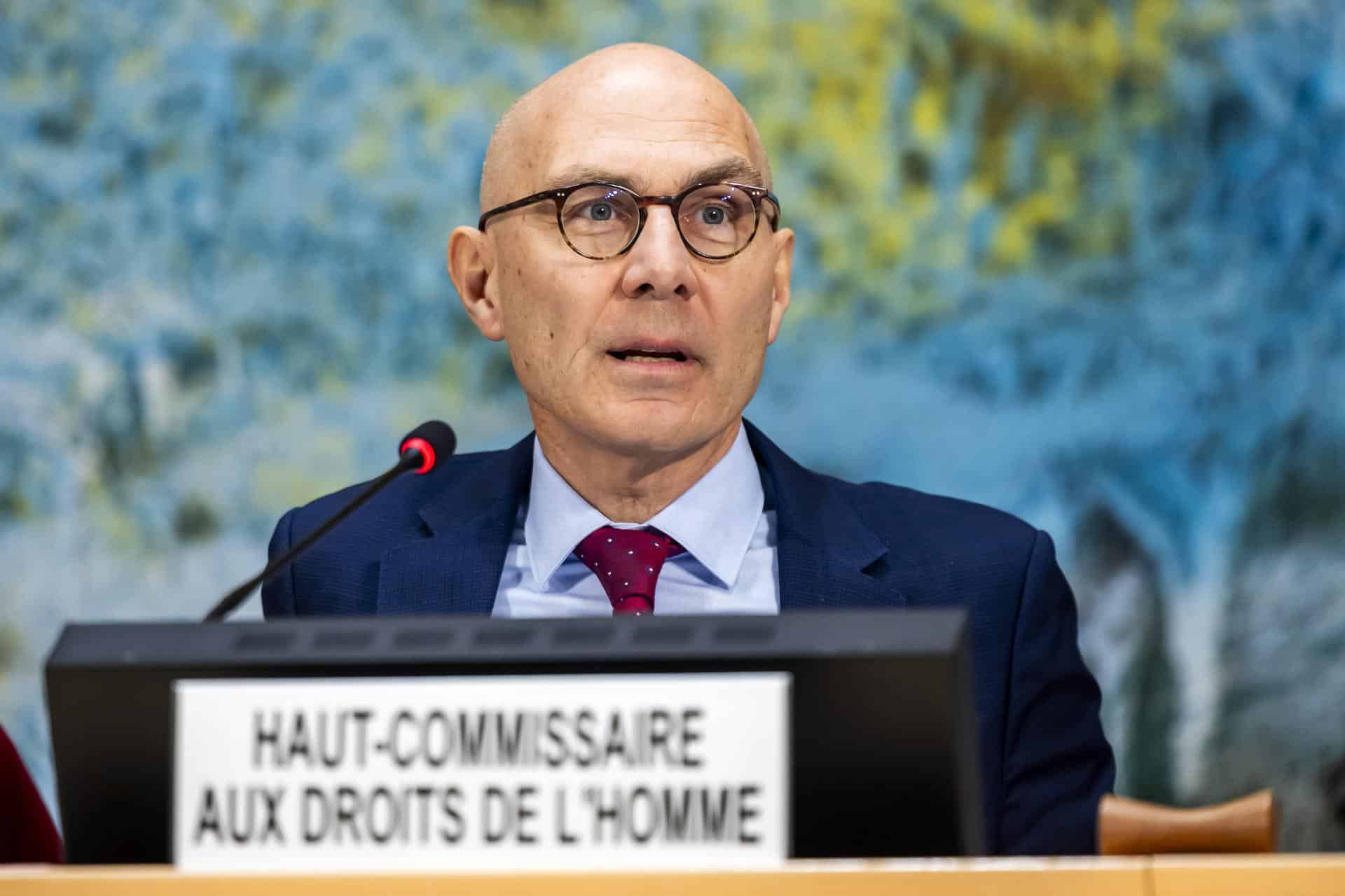 Imagen de archivo del alto comisionado de la ONU para los Derechos Humanos, Volker Türk.EFE/EPA/SALVATORE DI NOLFI