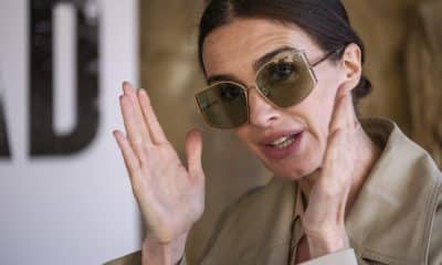 La actriz Paz Vega en un encuentro con la prensa durante el rodaje de la película 'Trinidad', en el sur de Gran Canaria. EFE/Archivo/Ángel Medina G.