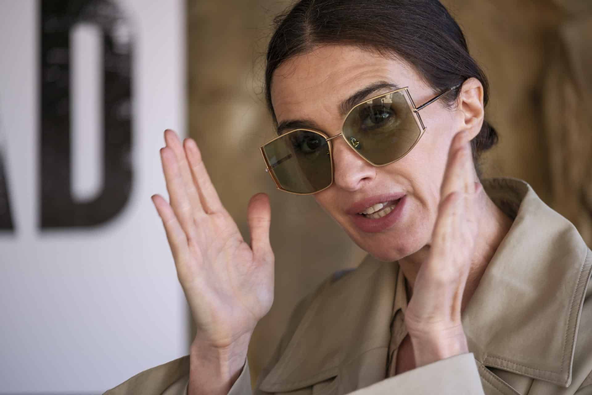 La actriz Paz Vega en un encuentro con la prensa durante el rodaje de la película 'Trinidad', en el sur de Gran Canaria. EFE/Archivo/Ángel Medina G.