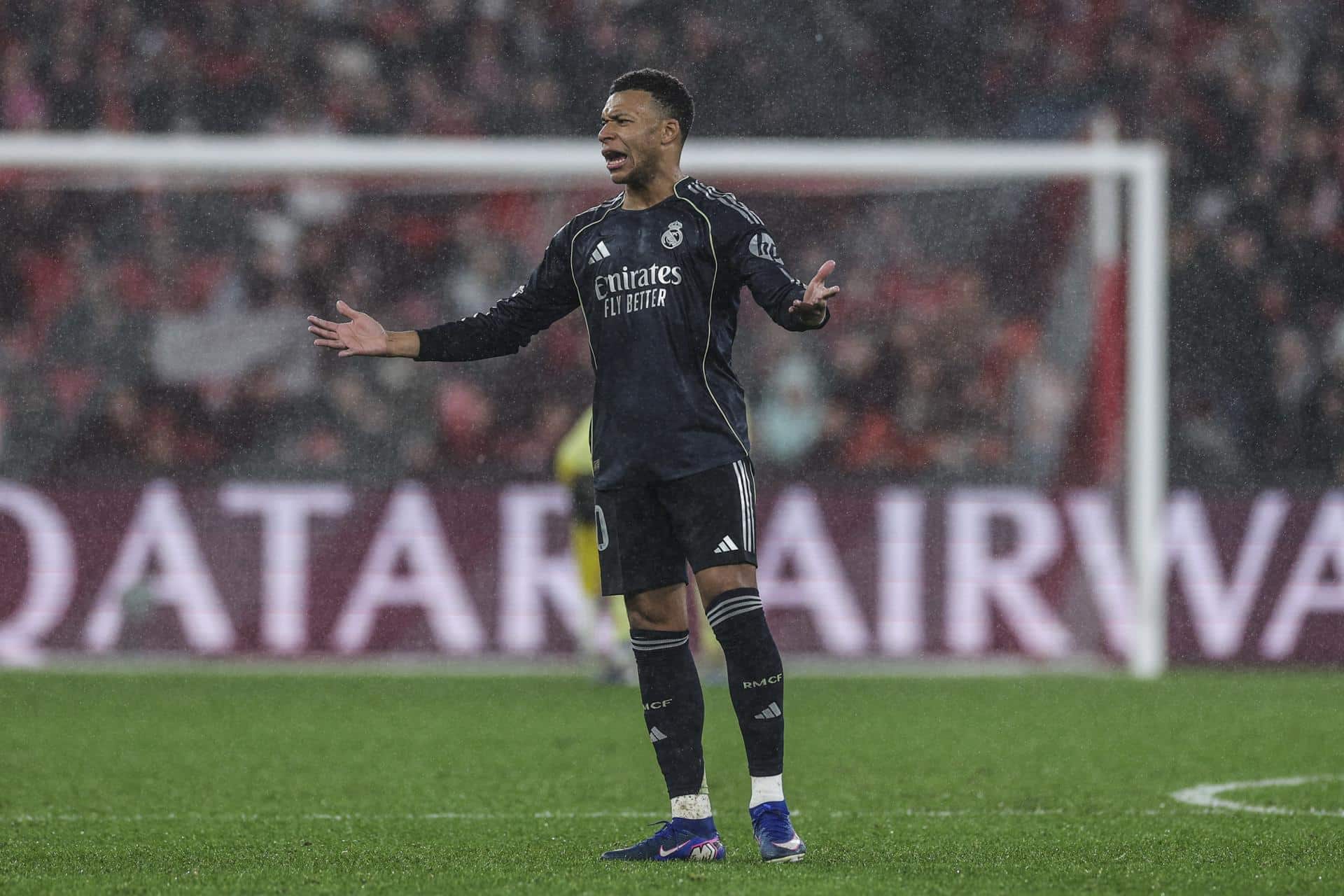 El jugador del- Real Madrid Kylian Mbappe en Lisboa, Portugal. EFE/EPA/MIGUEL A. LOPES