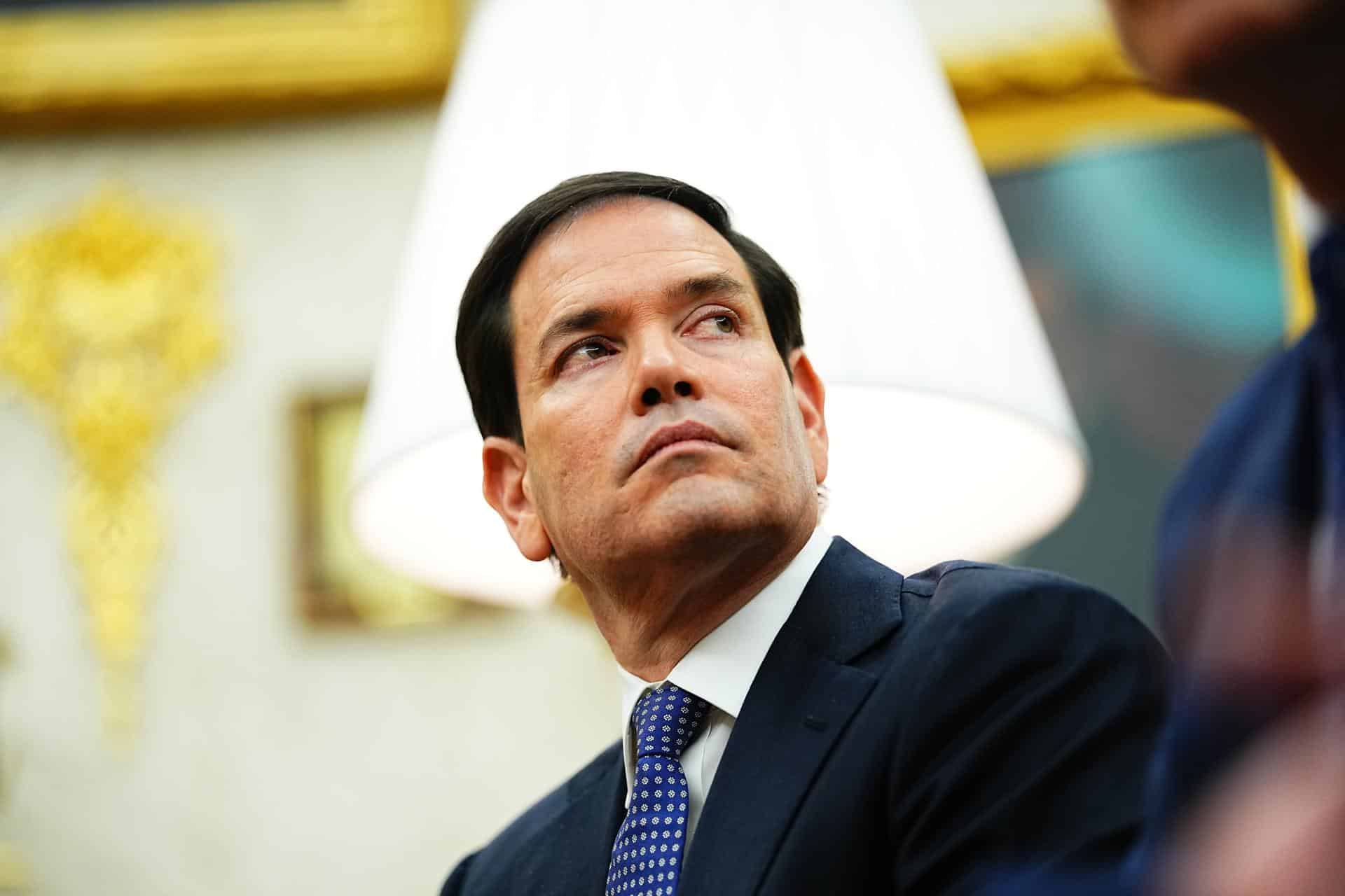Imagen de archivo del secretario de Estado de EE.UU., Marco Rubio. EFE/EPA/AARON SCHWARTZ / POOL
