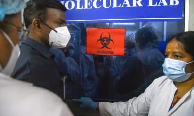 Un laboratorio que investiga virus en la localidad india de Chennai. EFE/EPA/IDREES MOHAMMED