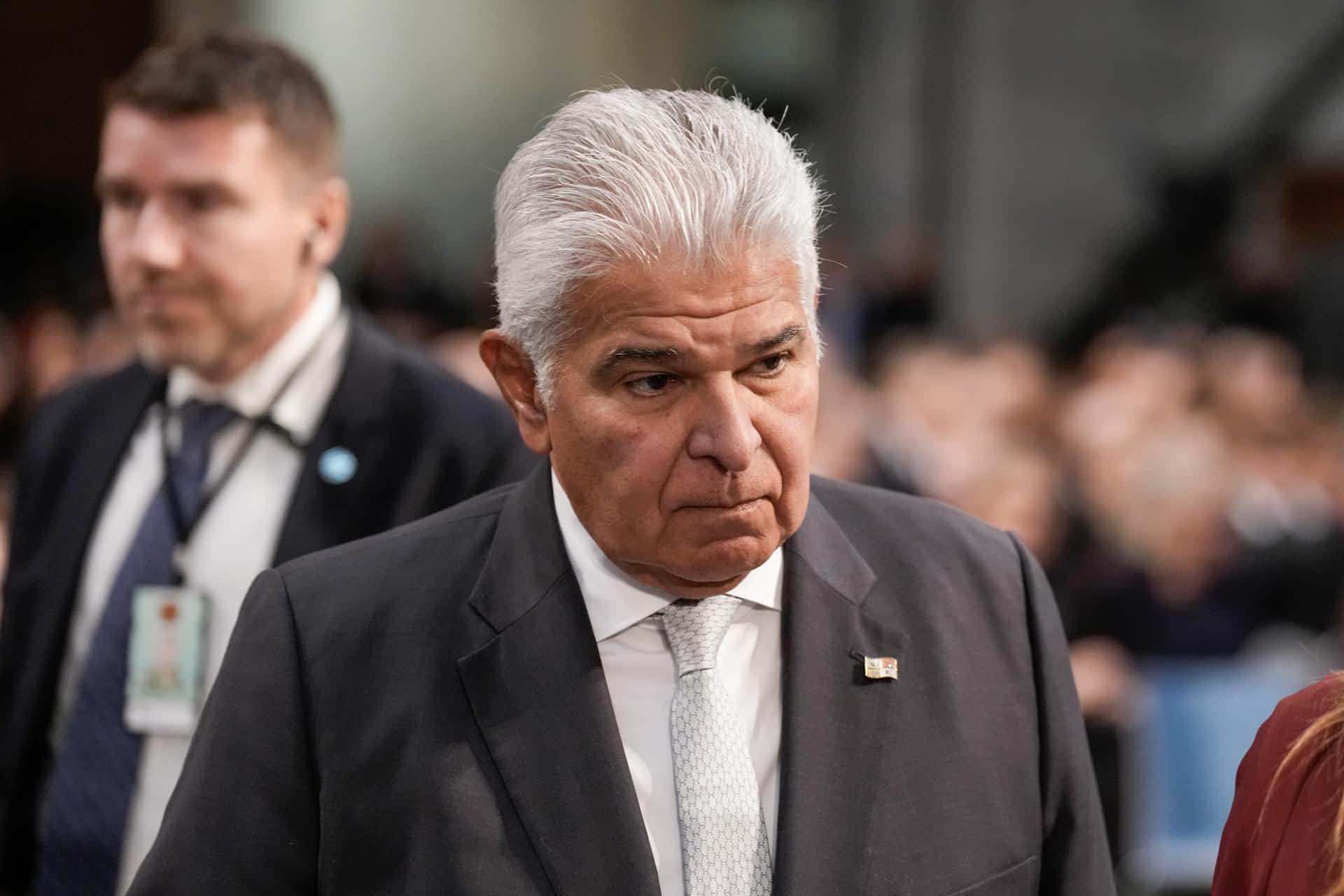 Foto de archivo del presidente de panamá Jose Raul Mulino. EFE/OLE BERG-RUSTEN / POOL NORWAY OUT