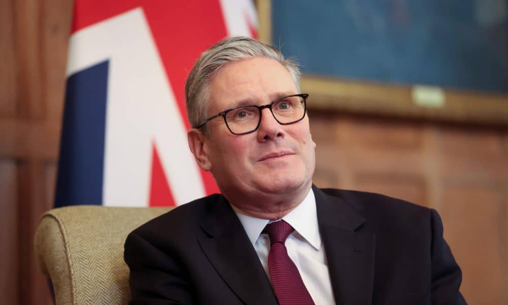 Fotografía de archivo, tomada el 22/01/2026, que muestra al primer ministro de Reino Unido, Keir Starmer, durante un acto en Inglaterra. (Dinamarca, Groenlandia, Reino Unido) EFE/EPA/ANDY RAIN / POOL