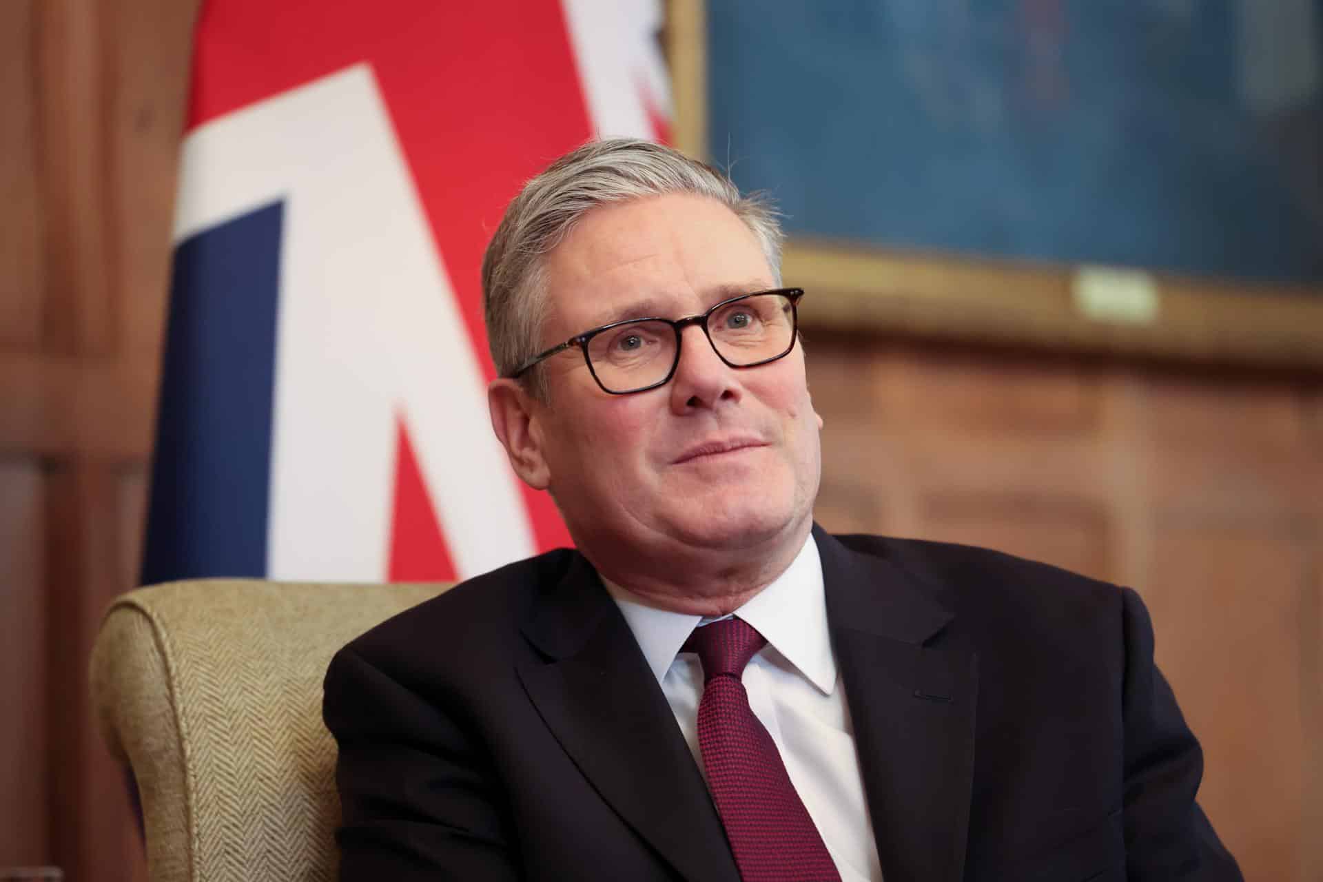 Fotografía de archivo, tomada el 22/01/2026, que muestra al primer ministro de Reino Unido, Keir Starmer, durante un acto en Inglaterra. (Dinamarca, Groenlandia, Reino Unido) EFE/EPA/ANDY RAIN / POOL