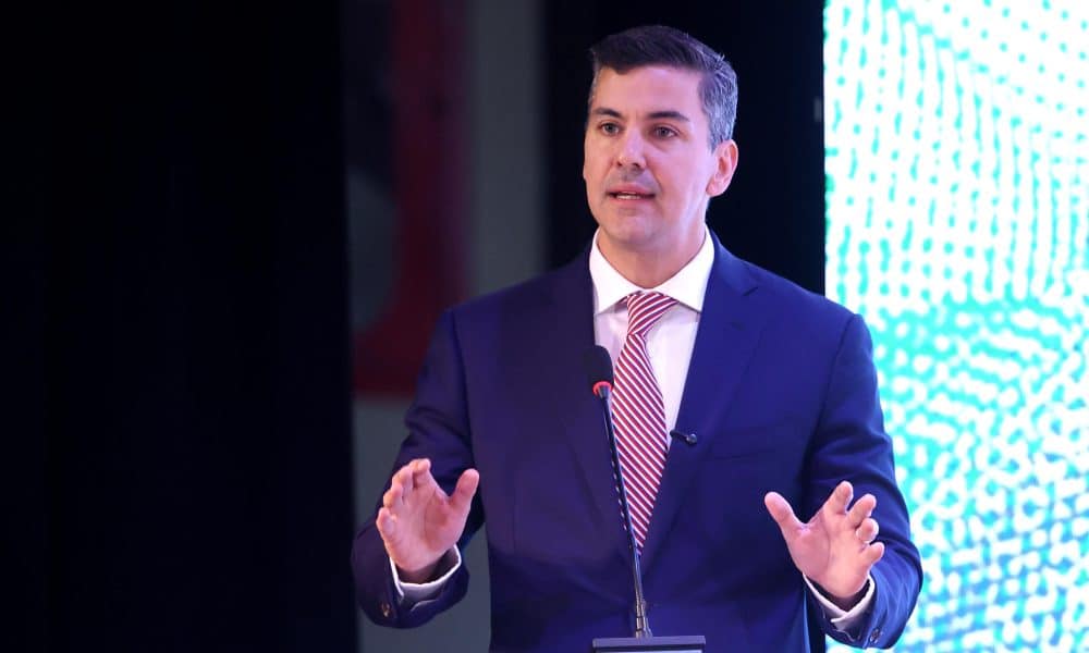 El presidente de Paraguay, Santiago Peña, en una foto de archivo. EFE/ Juan Pablo Pino
