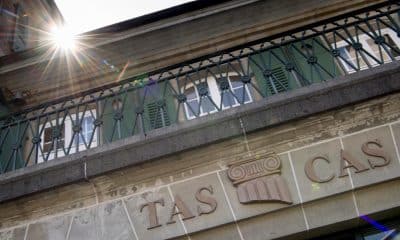 Fotografía de Laurent Gillieron, en la que puede verse en una imagen de archivo del 1 de mayo de 2019 la fachada de la sede del Tribunal de Arbitraje Deportivo (TAS) en Lausana (Suiza). EFE