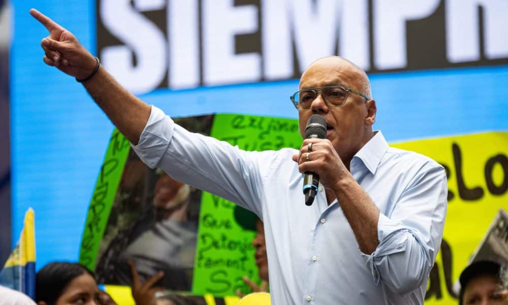 El presidente de la Asamblea Nacional (AN, Parlamento) de Venezuela, Jorge Rodríguez, en una fotografía de archivo. EFE/ Ronald Peña R