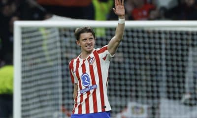 El centrocampista inglés del Atlético de Madrid, Conor Gallagher, en el estadio Metropolitano, en Madrid. en foto de archivo de Juanjo Martín. EFE