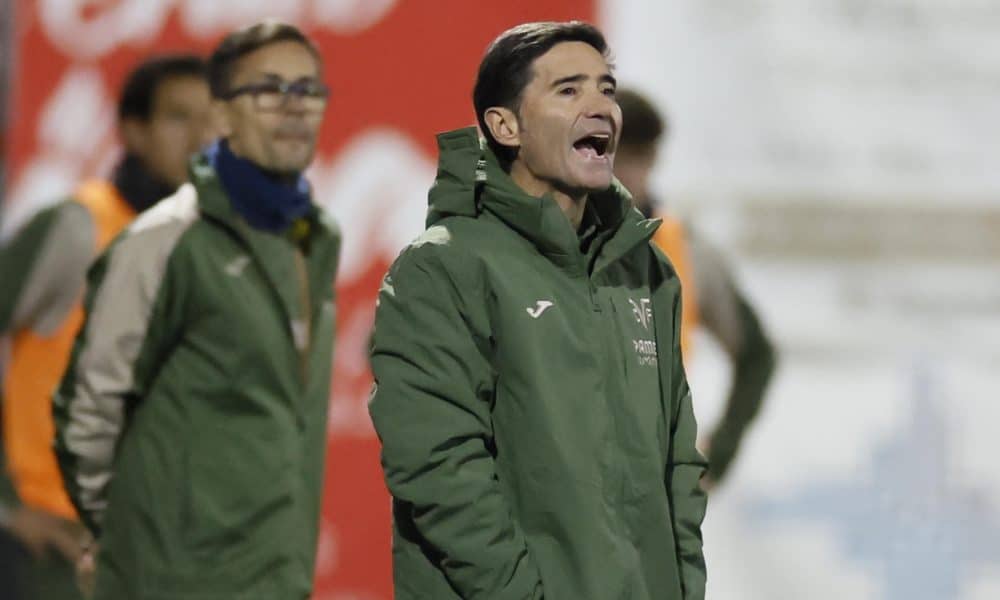 Fotografía de José Manuel Vidal, en la que puede verse en una imagen de archivo del pasado 3 de diciembre al técnico del Villarreal, Marcelino García Toral, durante un partido. EFE