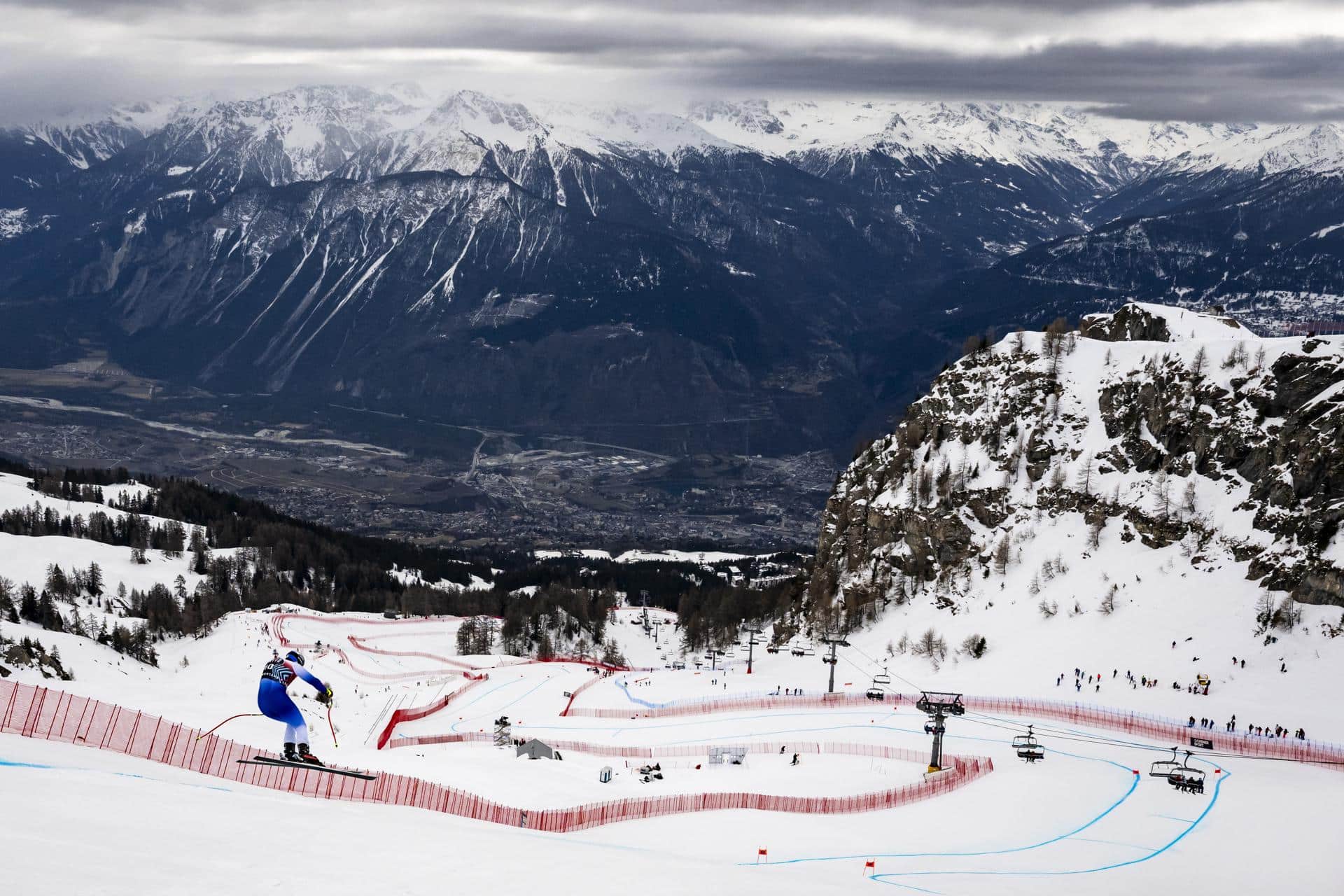 Imagen de Archivo de la estación de esquí suiza de Crans-Montana.
 EFE/EPA/JEAN-CHRISTOPHE BOTT