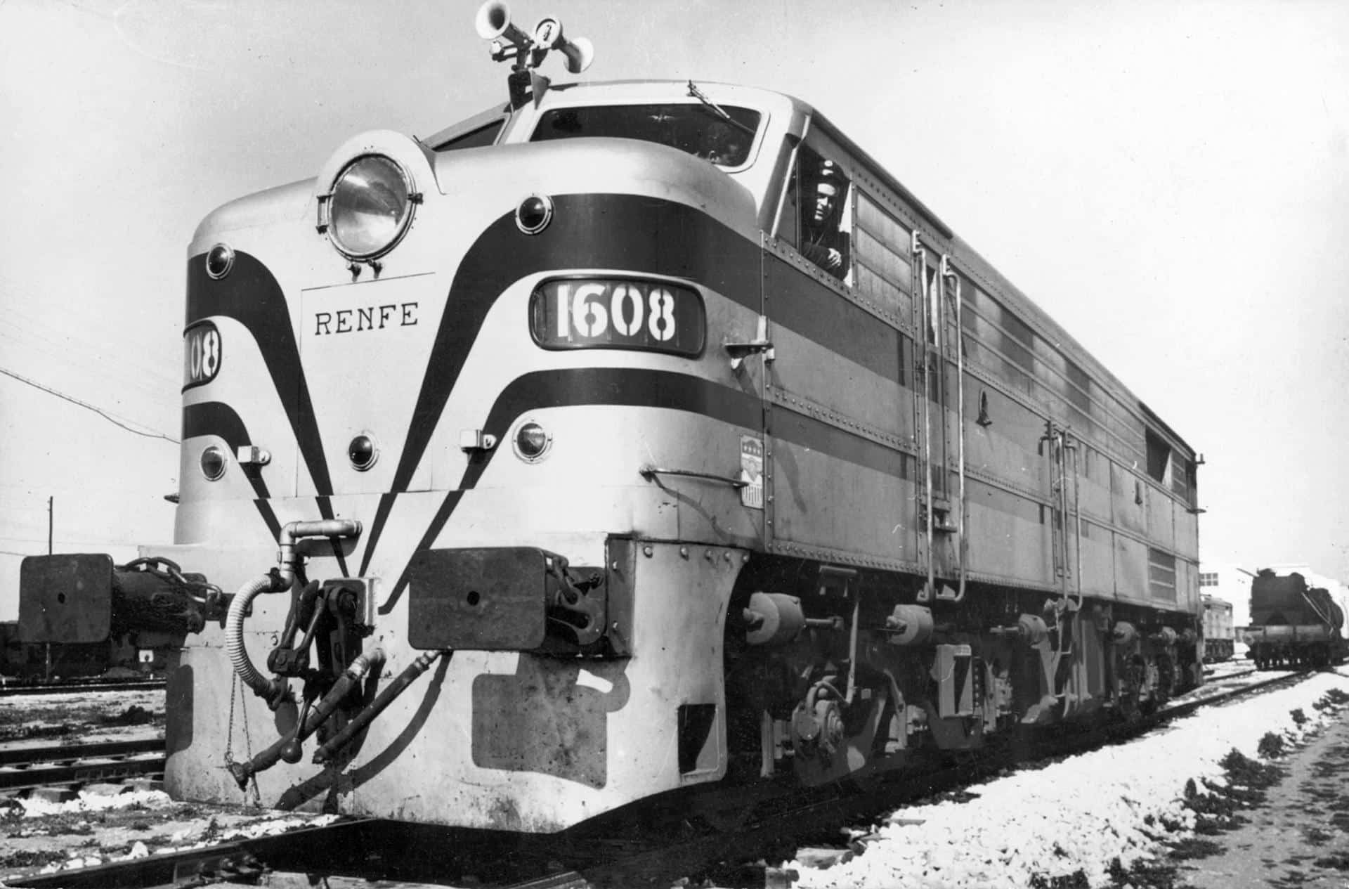 Locomotora diesel eléctrica CoCo "Alco" serie 1600 año 1954. Efe/Archivo