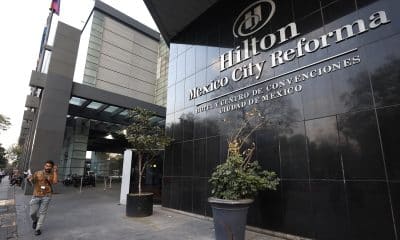 Fotografía que muestra la fachada del Hotel Hilton en Ciudad de México (México). EFE/ Sáshenka Gutiérrez