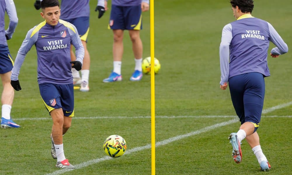 Thiago Almada y Cardoso, en una foto de archivo durante un entrenamiento. EFE/ Zipi