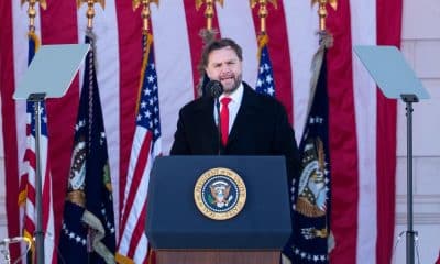 Fotografía del vicepresidente de EE.UU., JD Vance. EFE/Aaron Schwartz