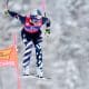 La estadounidense Lindsey Vonn, en un momento del descenso de Zauchensee (Austria). EFE/EPA/CHRISTIAN BRUNA