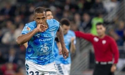 Salomón Rondón de Pachuca celebra un gol en el estadio BBVA en Monterrey (México). Imagen de archivo. EFE/ Miguel Sierra
