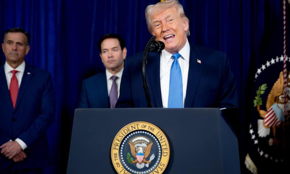 El presidente de EE.UU., Donald Trump. EFE/EPA/NICOLE COMBEAU / POOL