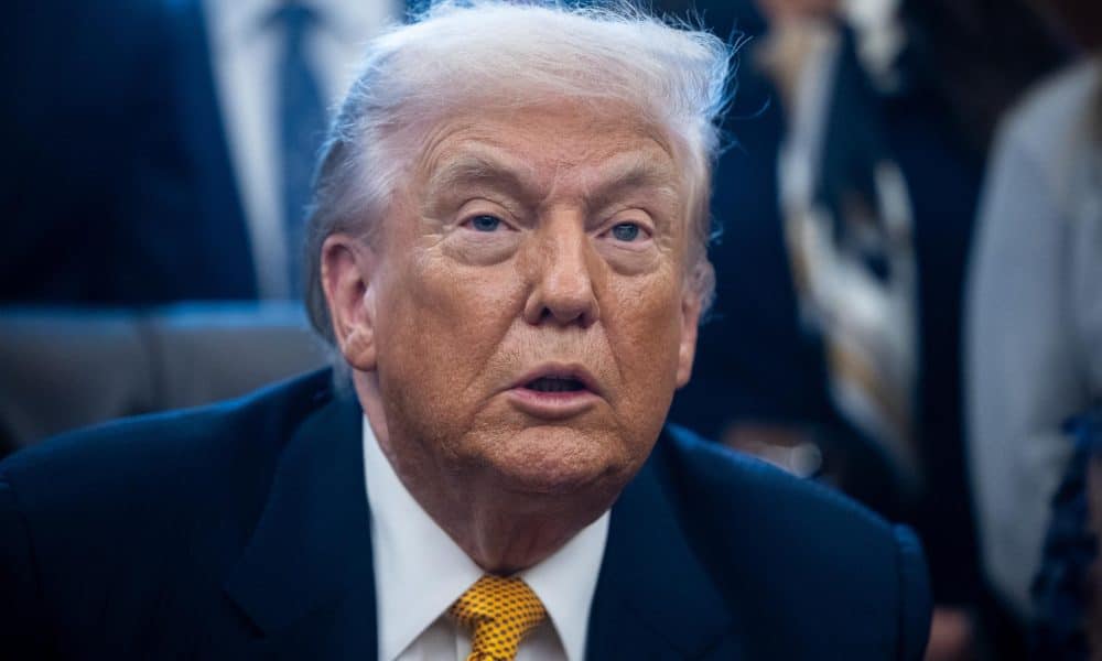 Fotografía del presidente estadounidense, Donald Trump, en Washington (EE.UU.). EFE/Francis Chung