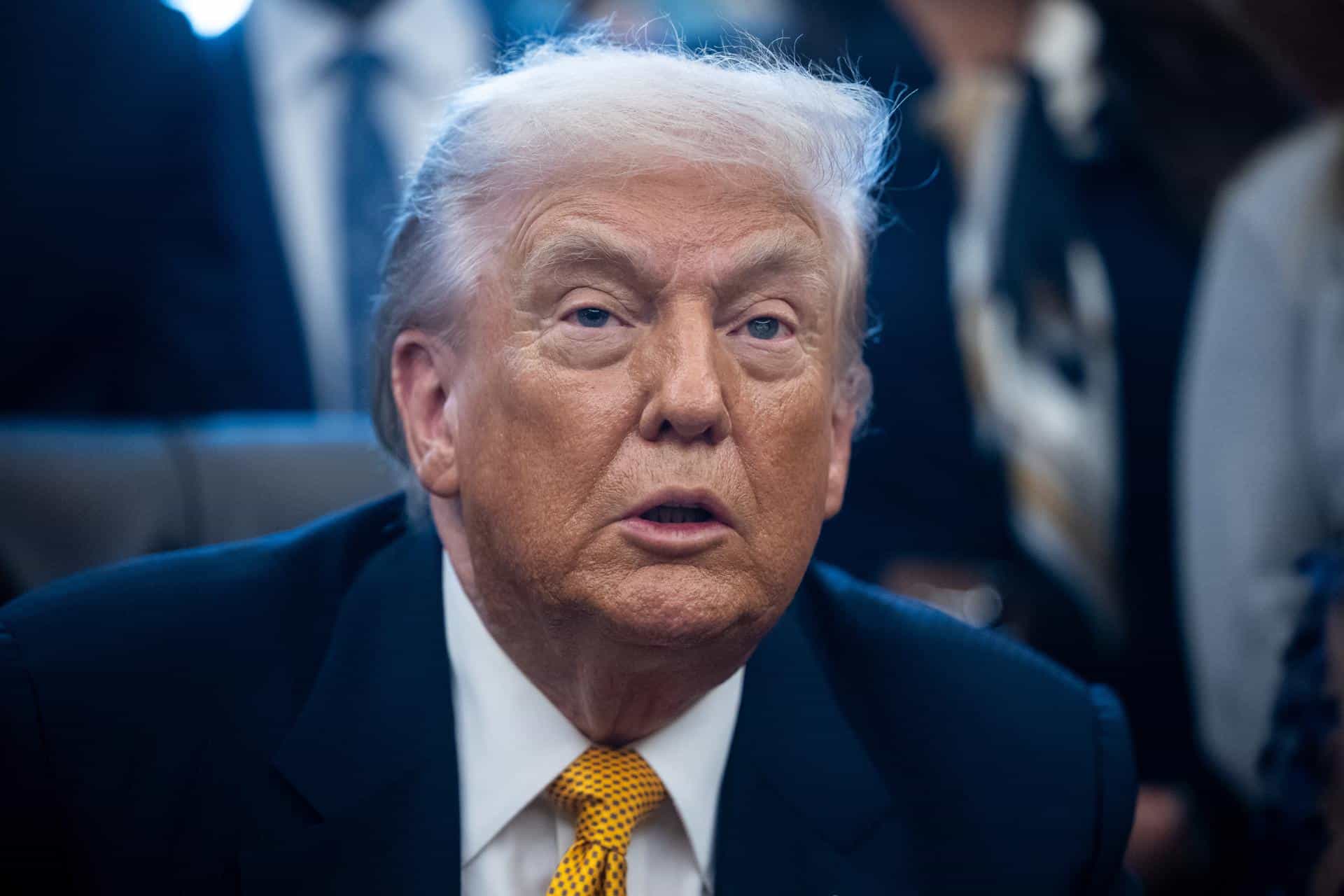 Fotografía del presidente estadounidense, Donald Trump, en Washington (EE.UU.). EFE/Francis Chung