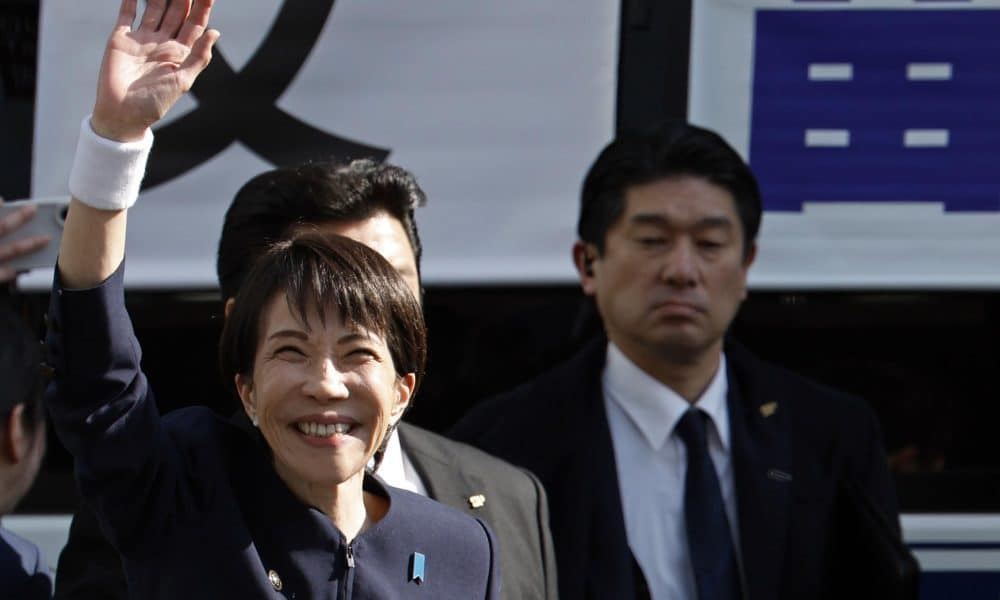TOKYO (Japan), 27/01/2026.- La primera ministra de Japón, Sanae Takaichi, durante un acto de campaña en Tokio (Elecciones, Japón, Tokio) EFE/EPA/FRANCK ROBICHON