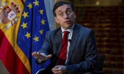 El ministro de Asuntos Exteriores, José Manuel Albares, en una entrevista con EFE, tras una semana de llamadas urgentes, reuniones y declaraciones ante el ataque de EE.UU. en Venezuela, reivindica la labor de España y asegura que no hay Gobierno en el mundo que haya hecho más por el pueblo venezolano. EFE/Daniel González