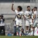 Adalberto Carrasquilla (c) de Pumas celebra un gol este domingo, durante un encuentro por la jornada 1 del torneo Clausura 2026 de la Liga MX en el estadio Olímpico Universitario, en Ciudad de México (México). EFE/ Isaac Esquivel