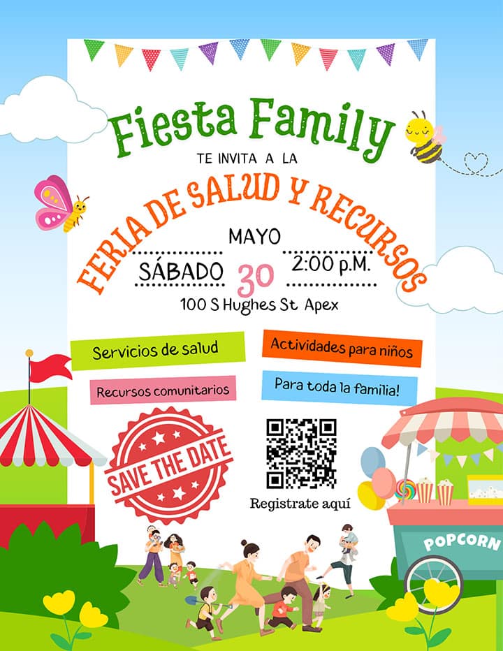 Organizan feria comunitaria en Apex 