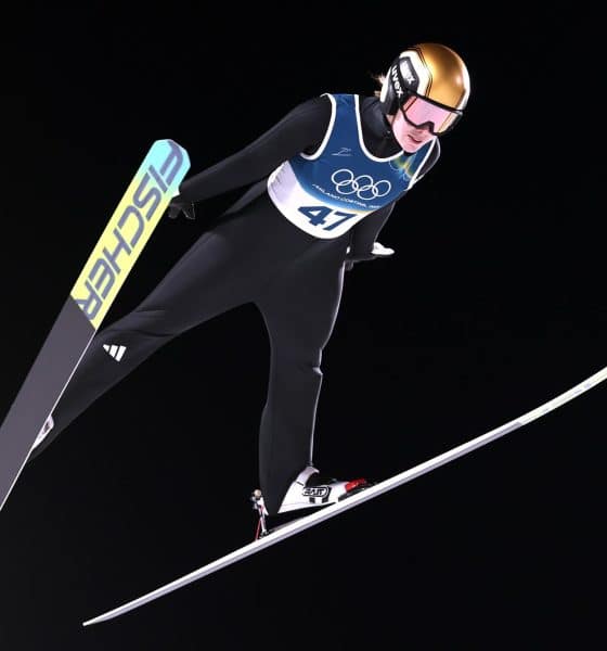 La noruega Anna Odine Stroem en los Juegos de Milán-Cortina d'Ampezzo (Italia), EFE/EPA/FILIP SINGER